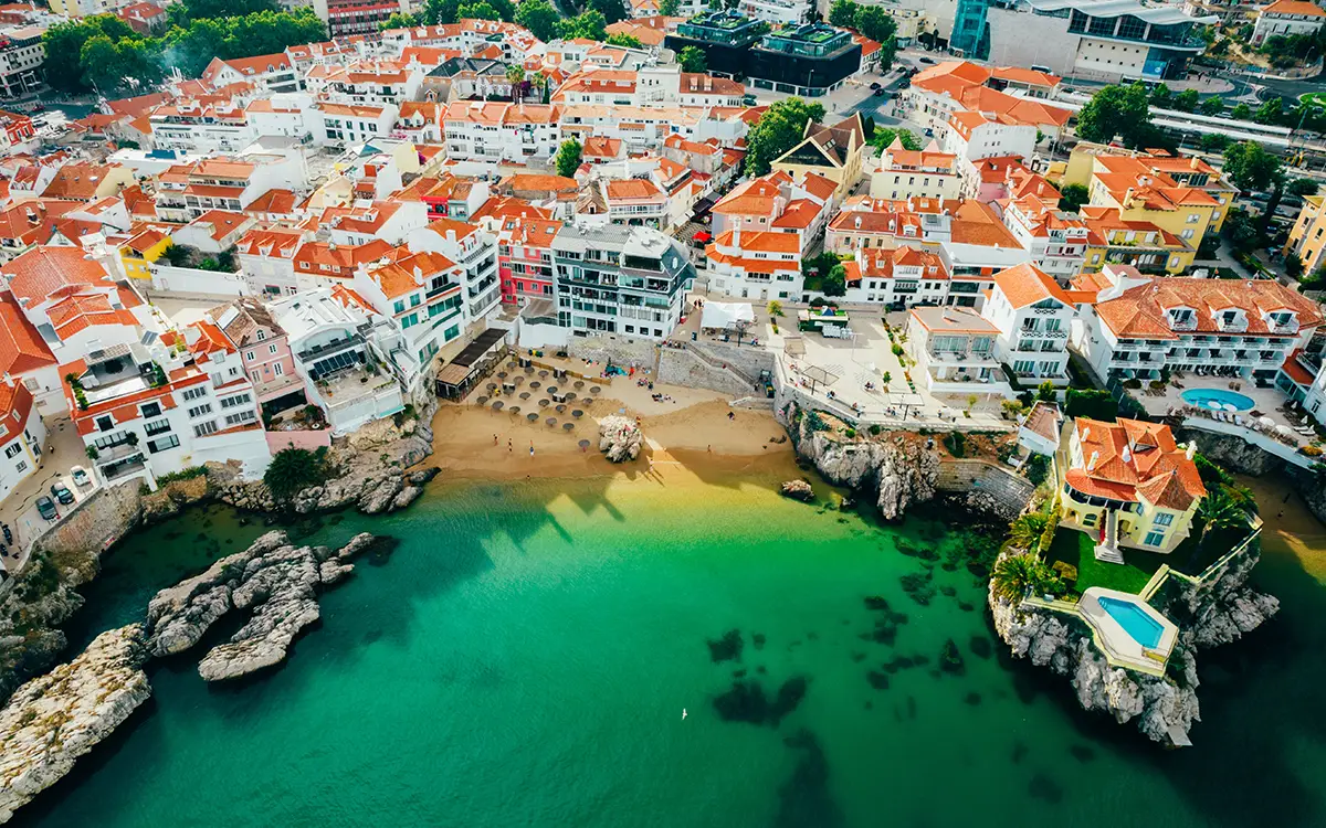 Picture of Cascais, a charming, beach town on the outskirts of Lisbon.