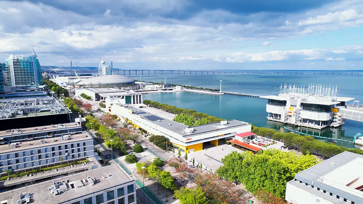 Business area of Parque das Nações, Lisbon.