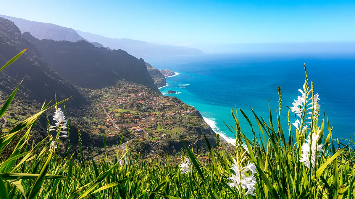 Madeira is a place with evergreen climate and mild weather.